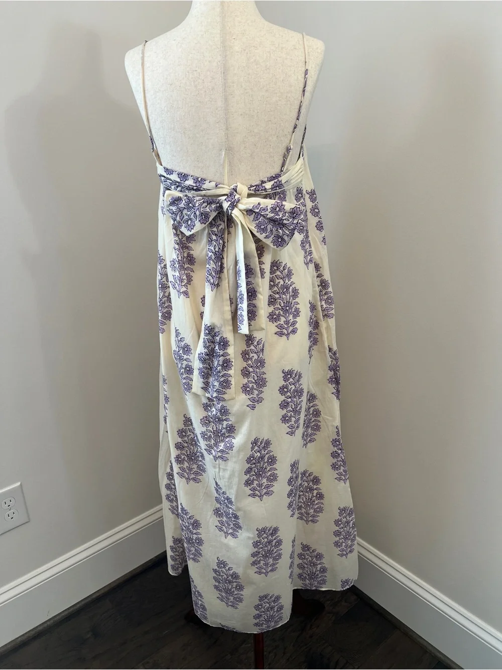 J. Crew Warm Sesame Lavender Floaty Midi Dress NWT size Small